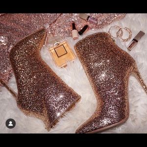 Rose Gold Booties
